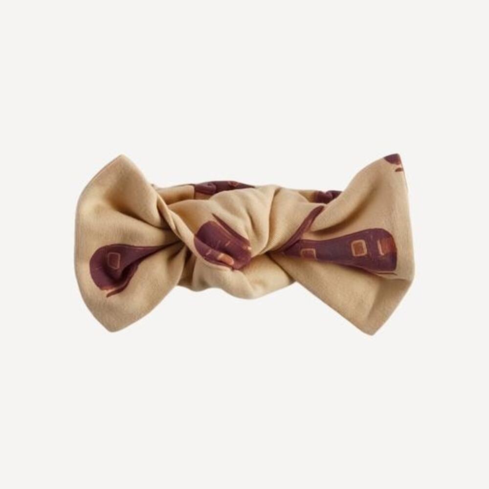 NWT Kate Quinn Large Bow Elastic Bow Headband Camper RV M Medium